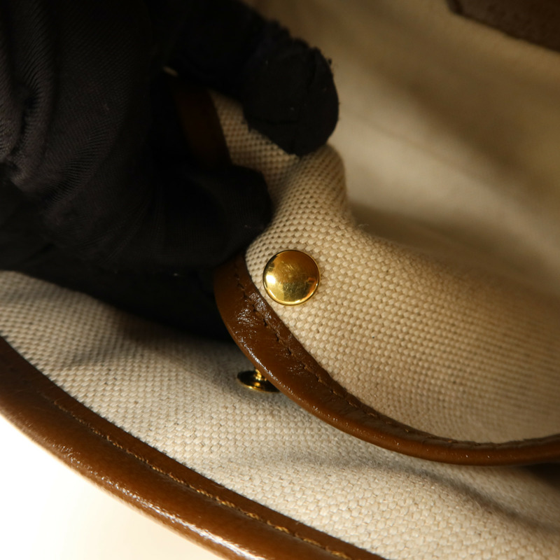 GUCCI 塗層帆布GG Supreme Interlocking肩背袋-9