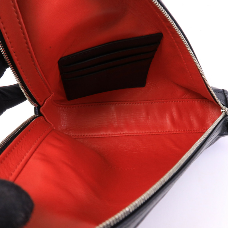 BALENCIAGA 牛皮皮革Triangle Clutch手拿包-4