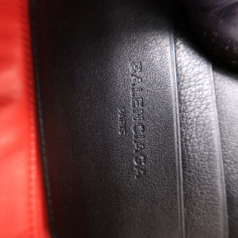 BALENCIAGA 牛皮皮革Triangle Clutch手拿包-6