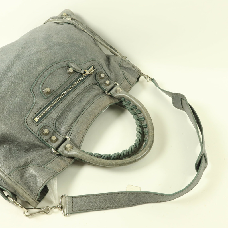 BALENCIAGA 牛皮皮革Giant City手挽肩背兩用袋-7