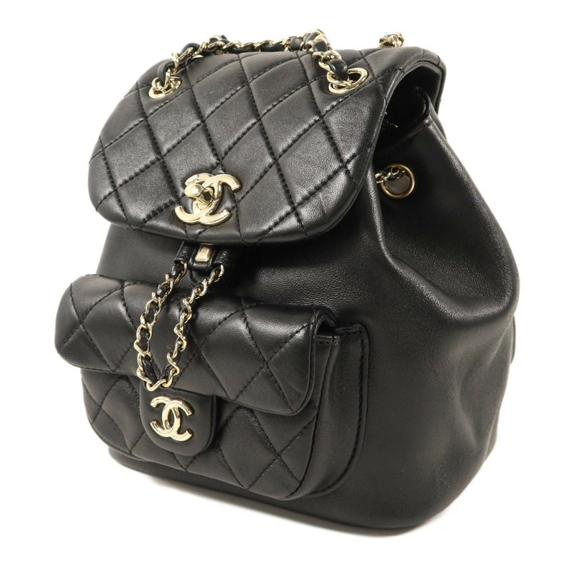 CHANEL 羊皮皮革Duma Backpack Small背包-2