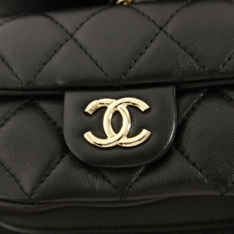 CHANEL 羊皮皮革Duma Backpack Small背包-8