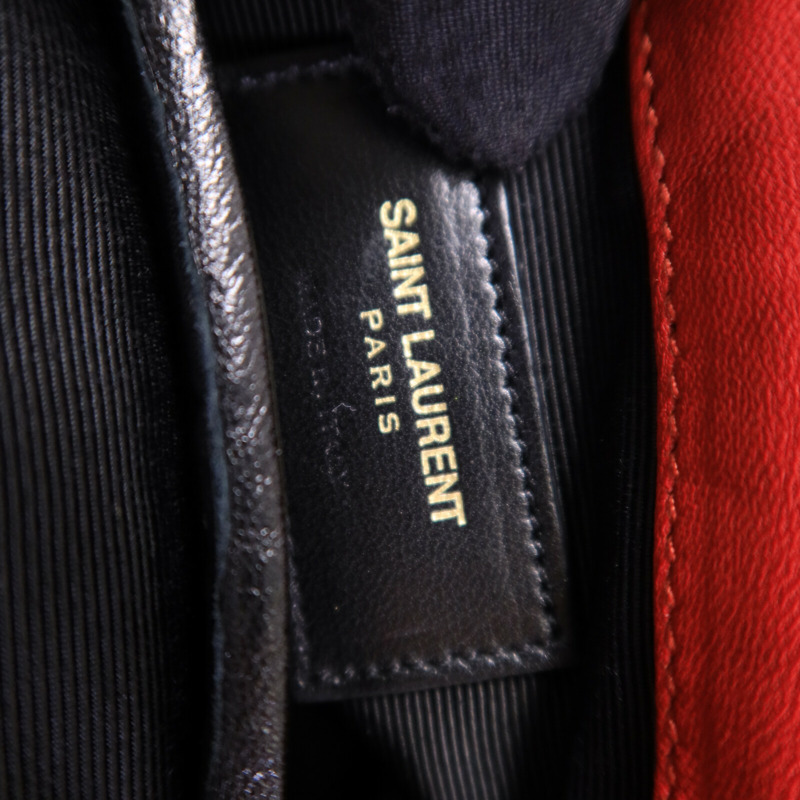 SAINT LAURENT 牛皮皮革Classic Baby鏈帶肩背袋-5