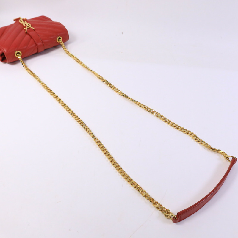 SAINT LAURENT 牛皮皮革Classic Baby鏈帶肩背袋-8