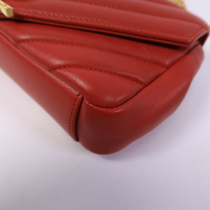 SAINT LAURENT 牛皮皮革Classic Baby鏈帶肩背袋-11