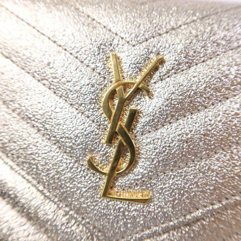 SAINT LAURENT 牛皮皮革Cassandra Envelopw Wallet On Chain肩背袋-6