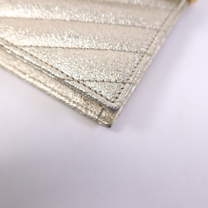 SAINT LAURENT 牛皮皮革Cassandra Envelopw Wallet On Chain肩背袋-10