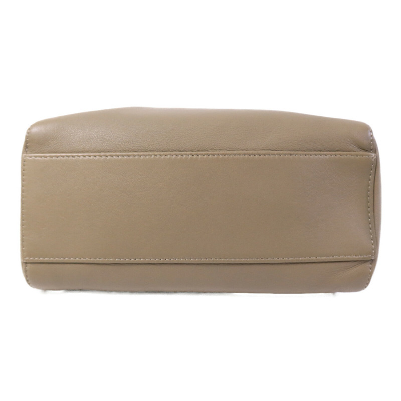 FENDI 牛皮皮革Peekaboo Mini手挽肩背兩用袋-3