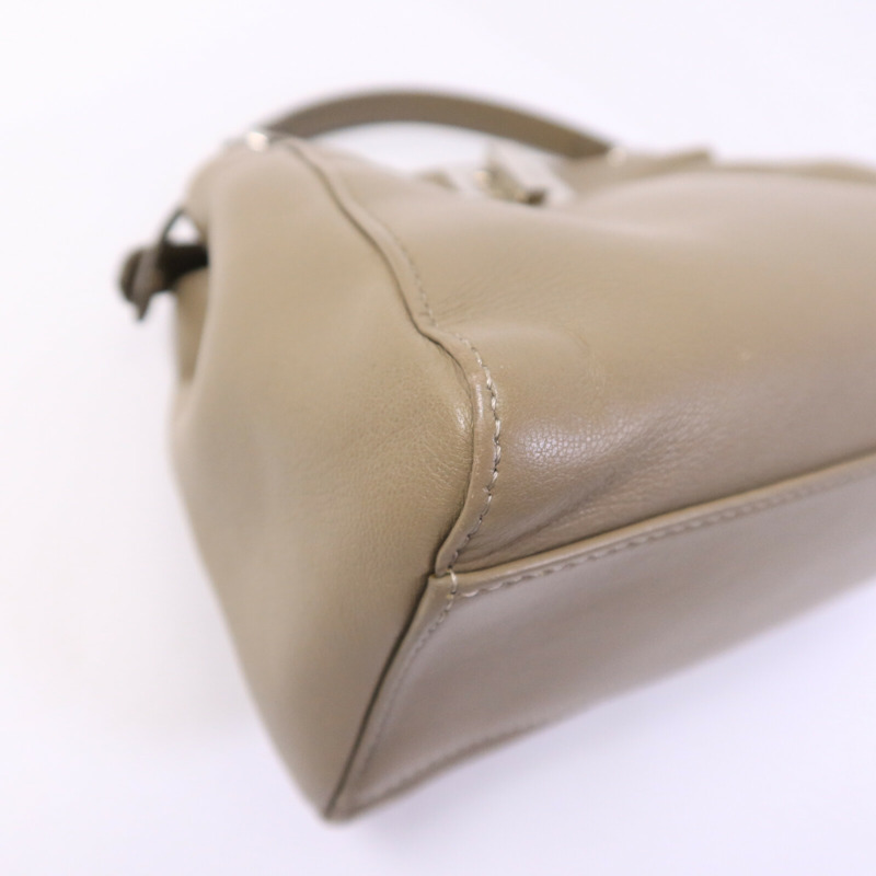 FENDI 牛皮皮革Peekaboo Mini手挽肩背兩用袋-15