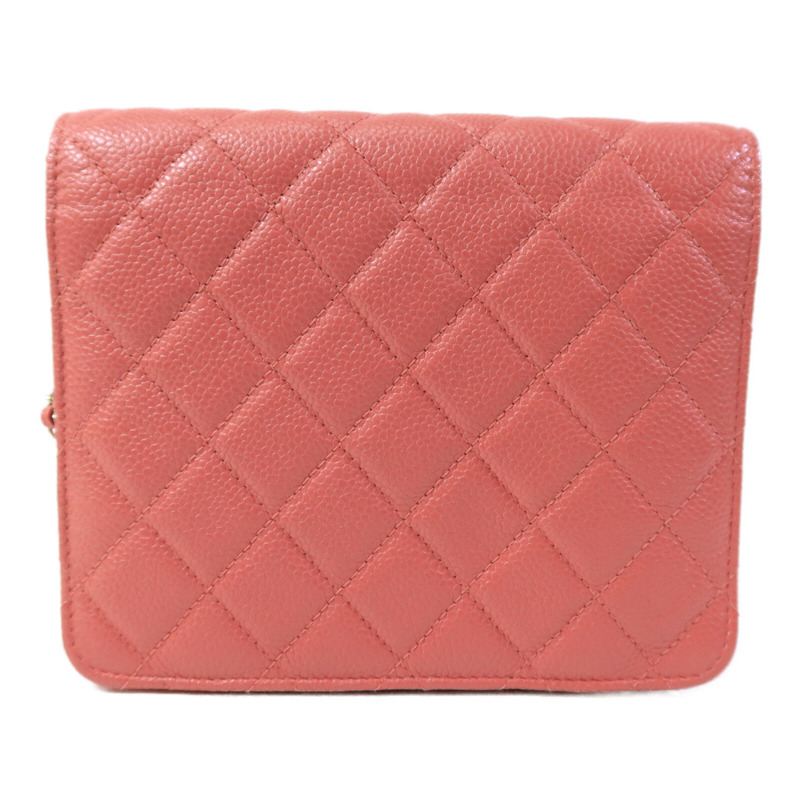 CHANEL 牛皮皮革Wallet On Chain鏈帶肩背袋-1