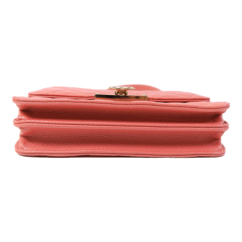 CHANEL 牛皮皮革Wallet On Chain鏈帶肩背袋-3