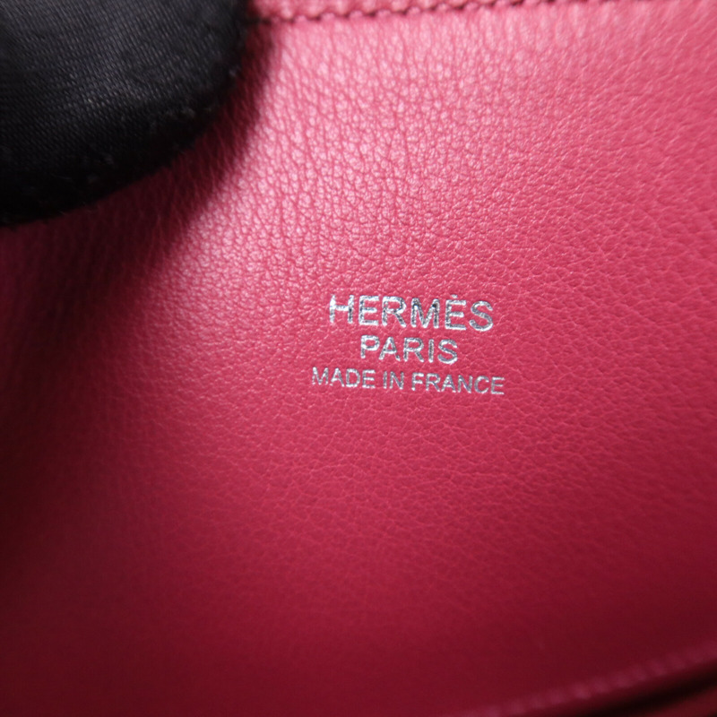 HERMES Swift皮革Bolide 27手挽袋Rose Pourpre-4