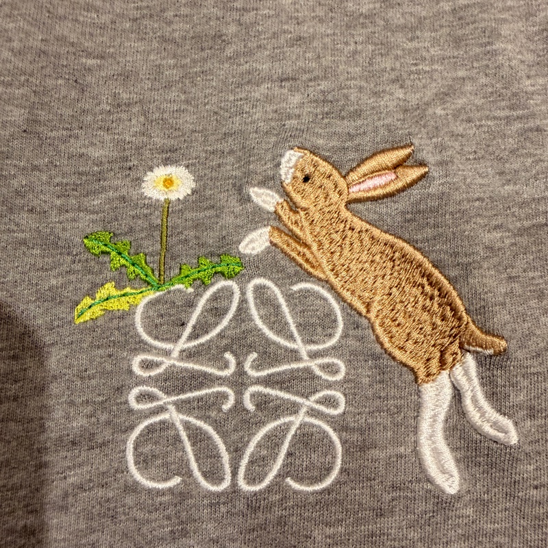 二手 Loewe x Suna Fujita 聯名兔兔 短袖 L號-3