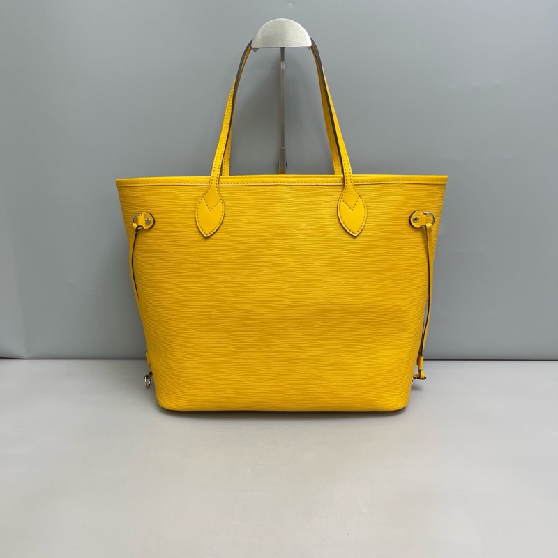 LV路易威登 黃色水波紋 nf中號購物袋, 尺寸32×28。🈚附件-0