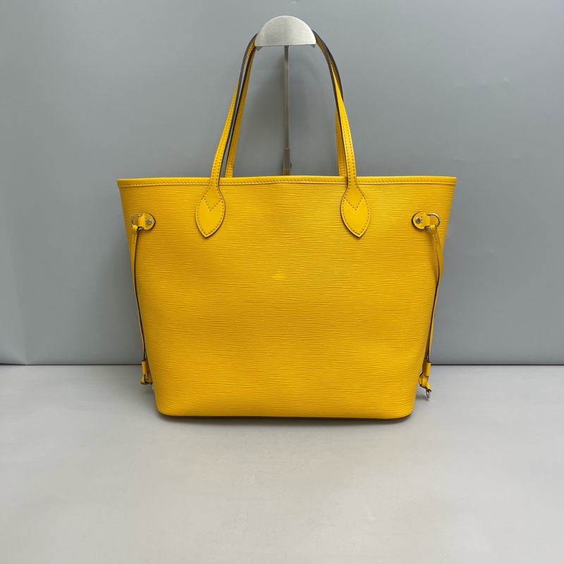 LV路易威登 黃色水波紋 nf中號購物袋, 尺寸32×28。🈚附件-1