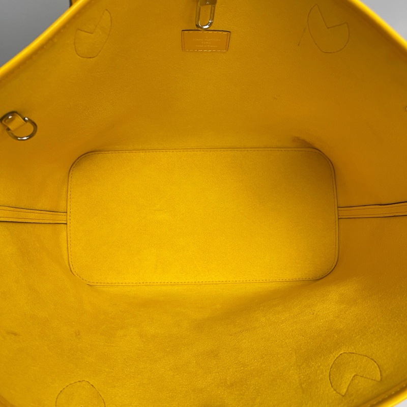 LV路易威登 黃色水波紋 nf中號購物袋, 尺寸32×28。🈚附件-8