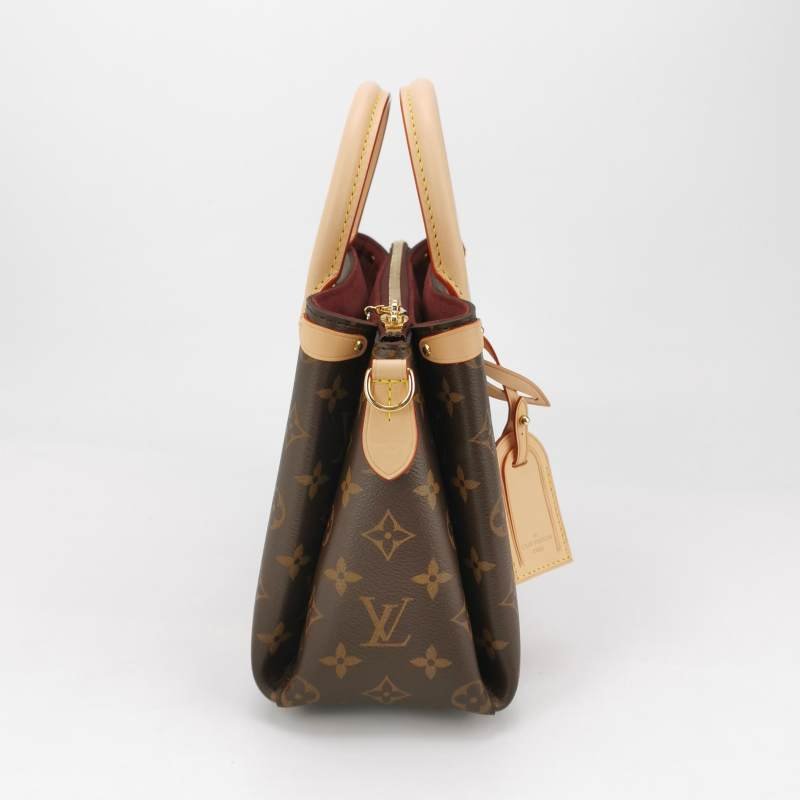 Louis Vuitton (LV) SoufflotBB植鞣革Monogram印花托特包肩肩包晶片款-3
