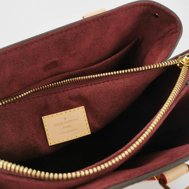 Louis Vuitton (LV) SoufflotBB植鞣革Monogram印花托特包肩肩包晶片款-7