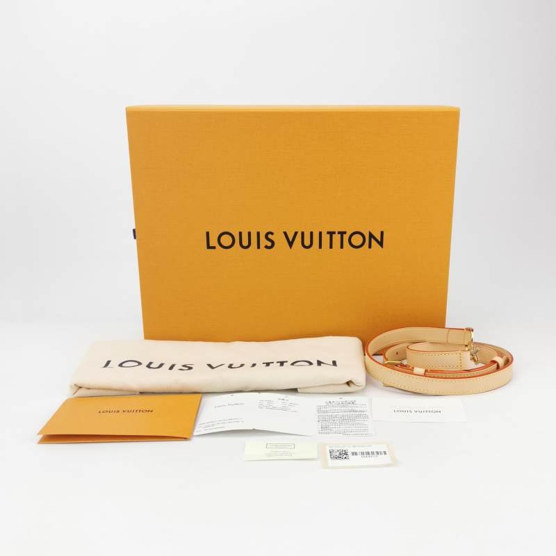 Louis Vuitton (LV) SoufflotBB植鞣革Monogram印花托特包肩肩包晶片款-8
