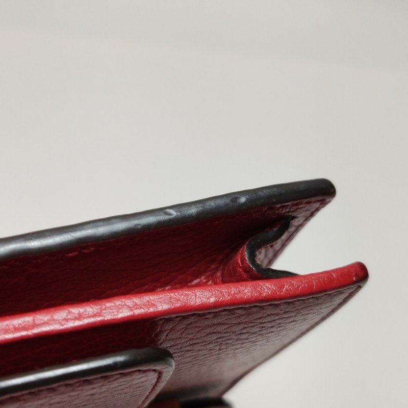 Gucci Interlocking G牛皮純色互扣式雙G斜背包單肩包-19