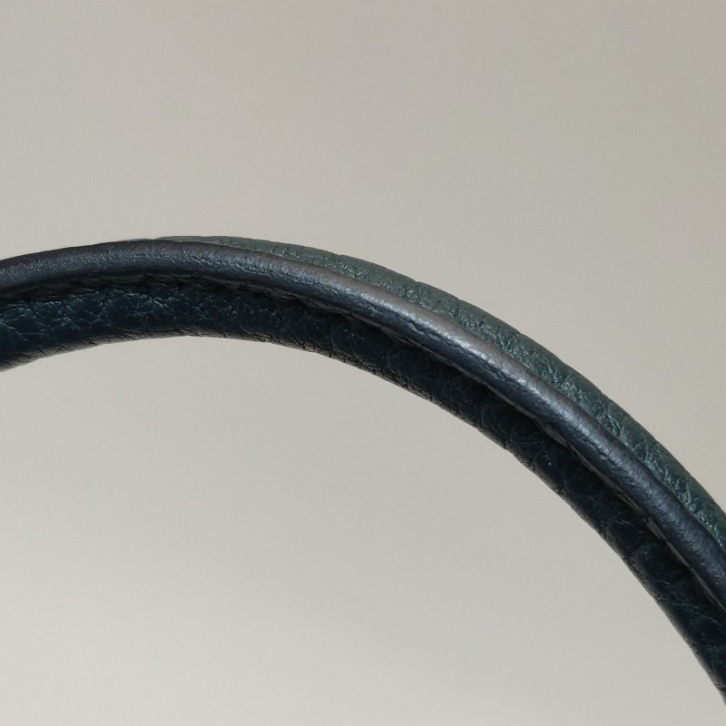 Hermes Garden Party花園包30按扣手提包Negonda牛皮帆布銀扣6O松柏綠Z刻-17