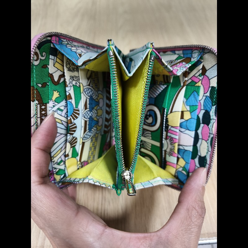 愛馬仕絲巾短夾-11