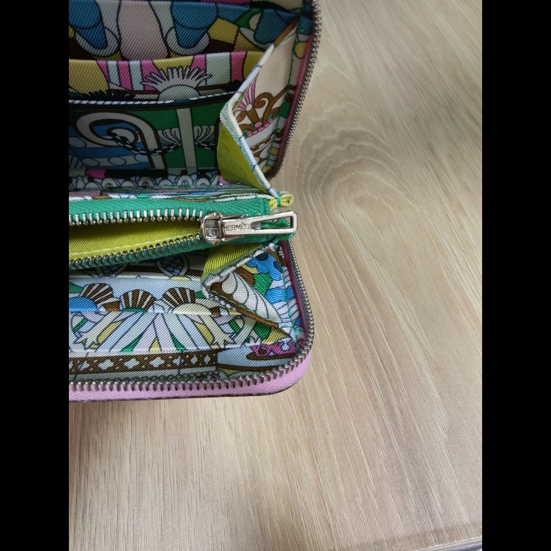 愛馬仕絲巾短夾-16