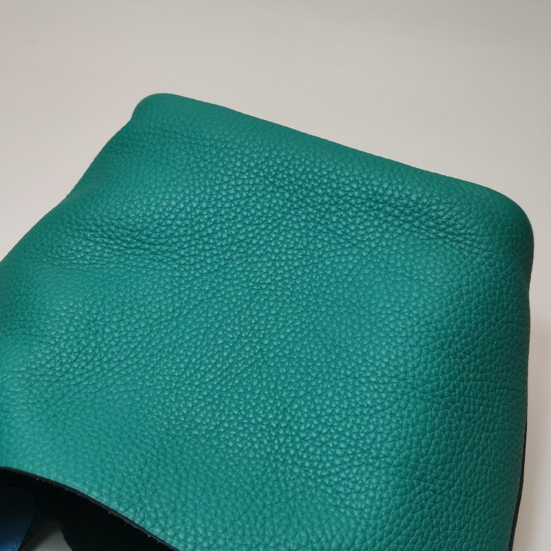 Hermes Picotin菜籃包18手提包TC牛皮Swift牛皮銀扣Z6孔雀綠7N糖果藍Y刻-17