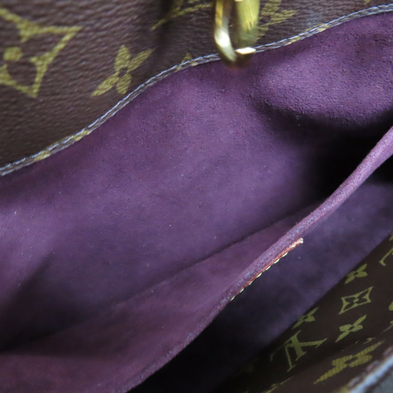 棕色 原花帆布 Montaigne MM 兩用包【LOUIS VUITTON LV 路易威登】 M41056-3
