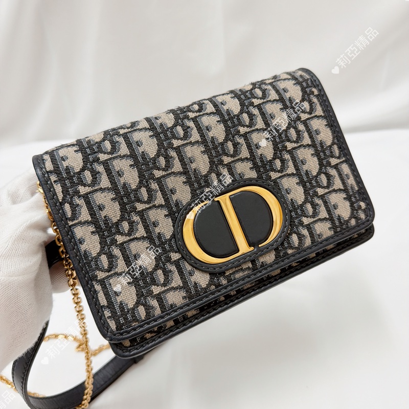 莉亞精品♡ Dior 蒙田30 二合一 二手美包-3