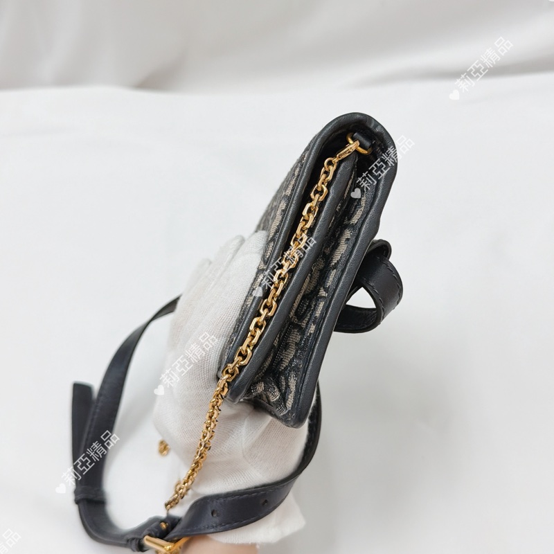 莉亞精品♡ Dior 蒙田30 二合一 二手美包-8