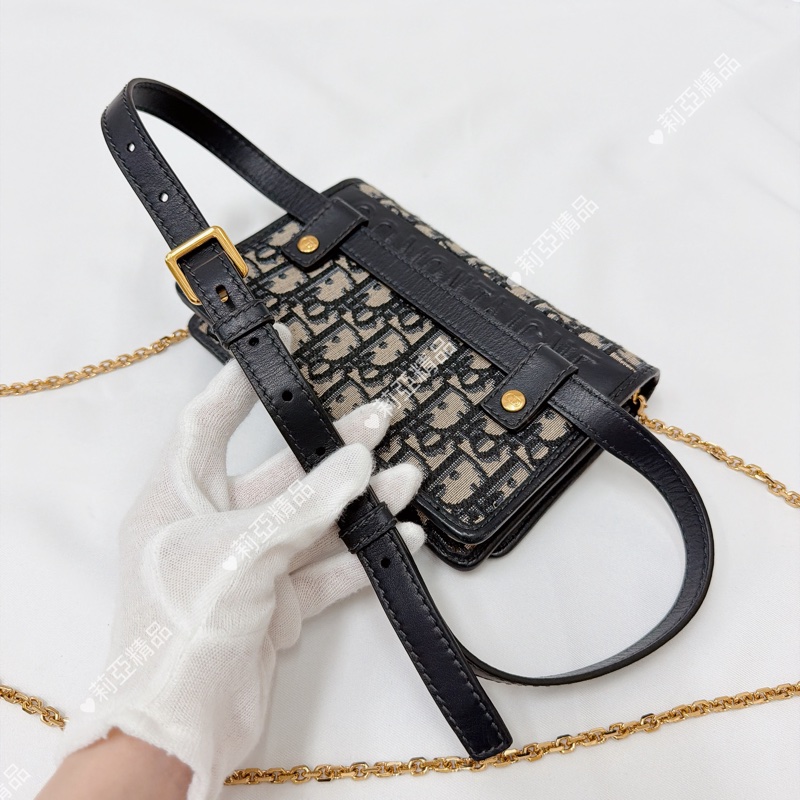 莉亞精品♡ Dior 蒙田30 二合一 二手美包-9