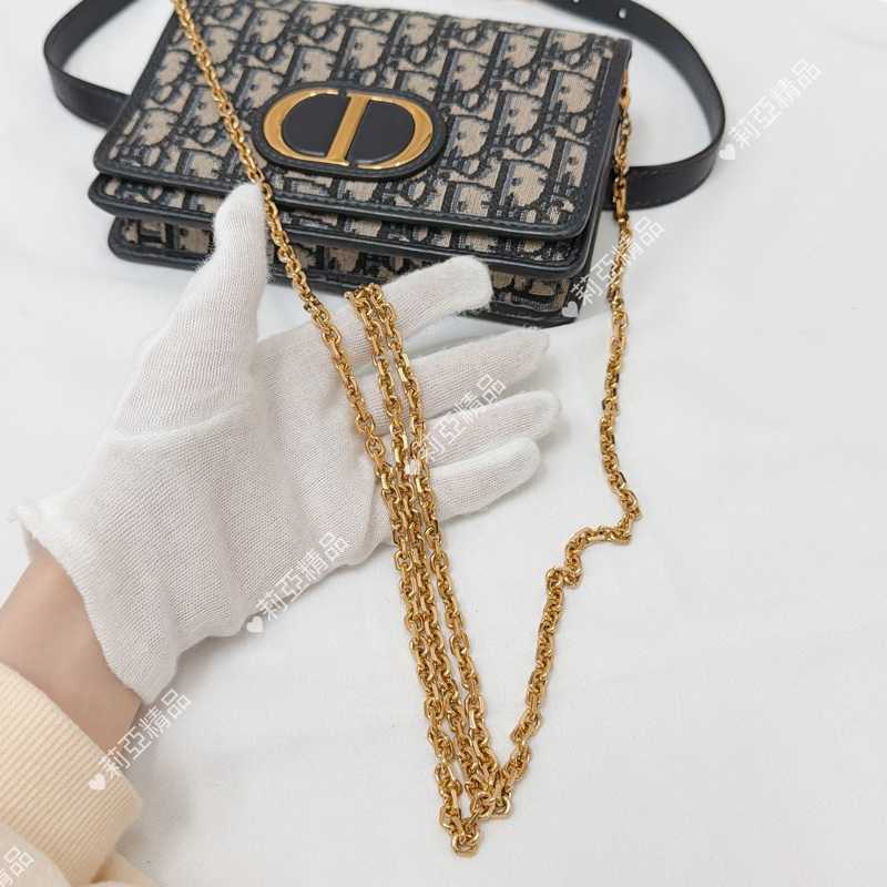 莉亞精品♡ Dior 蒙田30 二合一 二手美包-10