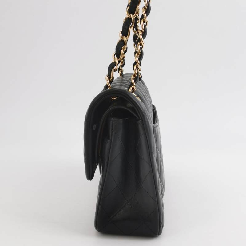 Chanel Classic Flap 經典款小號羊皮菱格絎縫雙C扣皮穿鏈單肩包-2