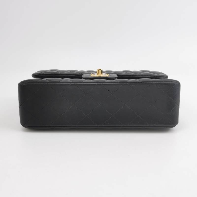 Chanel Classic Flap 經典款小號羊皮菱格絎縫雙C扣皮穿鏈單肩包-5