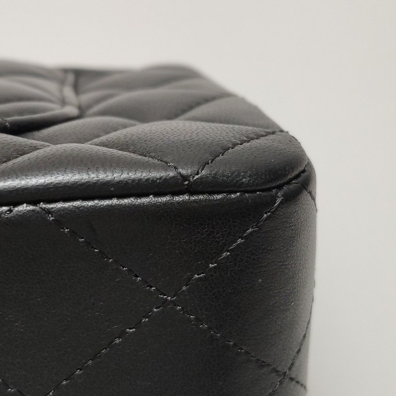 Chanel Classic Flap 經典款小號羊皮菱格絎縫雙C扣皮穿鏈單肩包-13