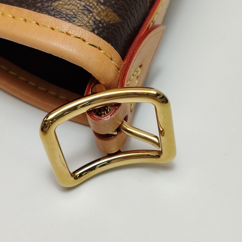 Louis Vuitton (LV) Carry All小號植鞣革老花子母包單肩包晶片款-11