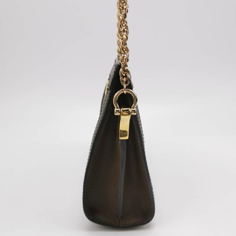 Gucci Ophidia中型牛皮帆布GG老花條紋雙G肩包斜背包-2