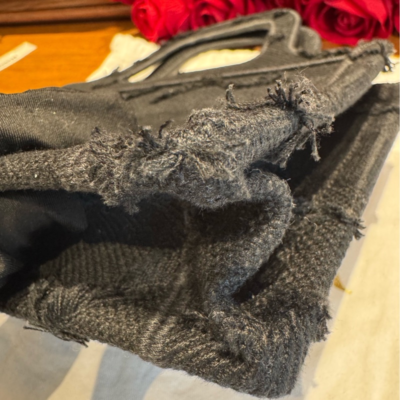 Dior/迪奥 mini Book tote 托特黑色牛仔-5