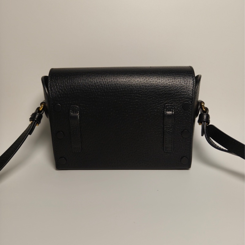 98新|Gucci/古馳 黑色1955橫版盒子包-1