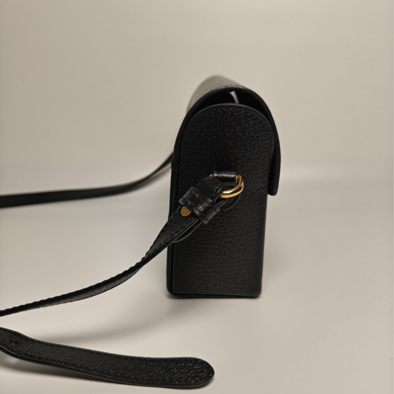 98新|Gucci/古馳 黑色1955橫版盒子包-3