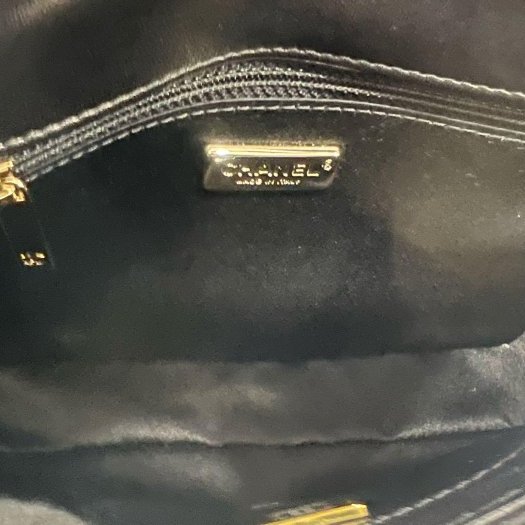 東區正精品㊣CHANEL MINI COCO 20 香奈兒黑棕色亮片字母金鍊肩背包斜背包 CF 20cm RZ6376-14