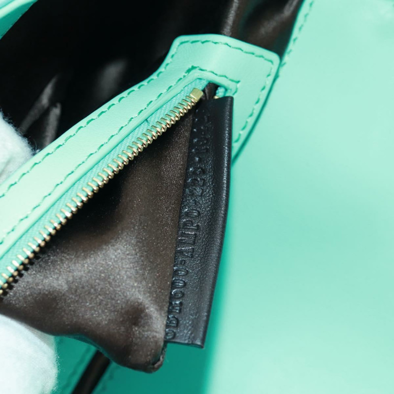 【日本直送】FENDI 亮片 Mamma Baguette 單肩包 藍色金色 正品 166166SM-10