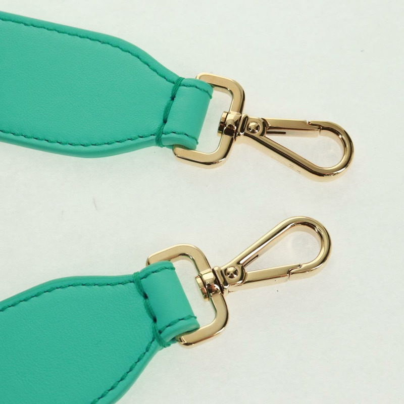 【日本直送】FENDI 亮片 Mamma Baguette 單肩包 藍色金色 正品 166166SM-26