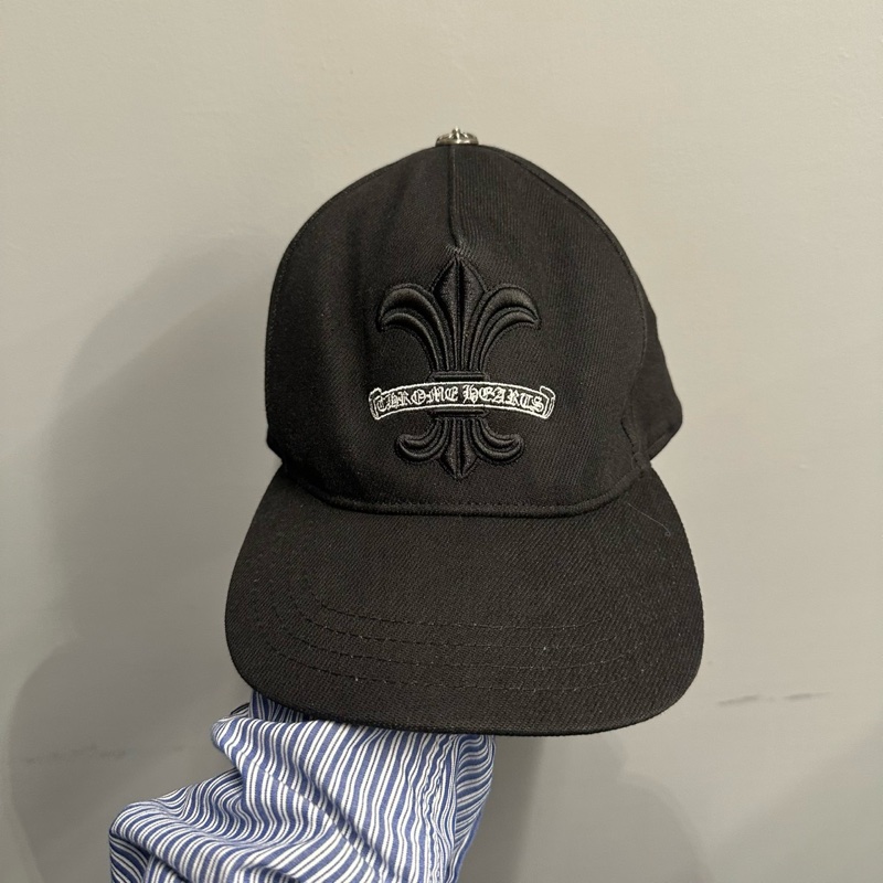 便宜克羅心🌟Chrome Hearts 克羅心 鳶尾花刺繡棒球帽|Classic Trend CT精品|台北東區實體-0
