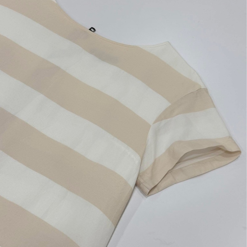 BURBERRY 倫敦 橫條拉鏈格紋洋裝-3