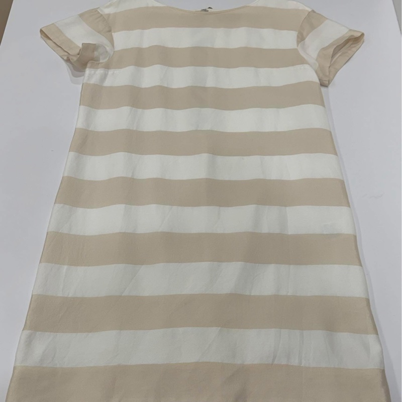 BURBERRY 倫敦 橫條拉鏈格紋洋裝-6