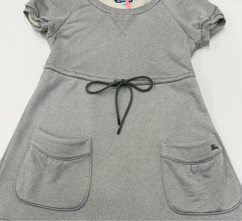 BURBERRY 抽繩大口袋戰馬洋裝-6