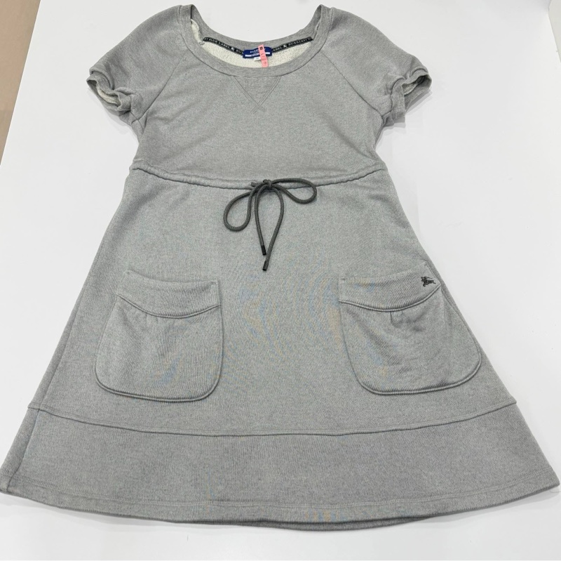 BURBERRY 抽繩大口袋戰馬洋裝-7