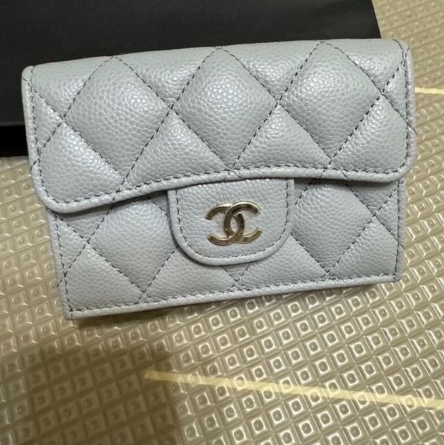 Chanel 荔枝三折中夾-5